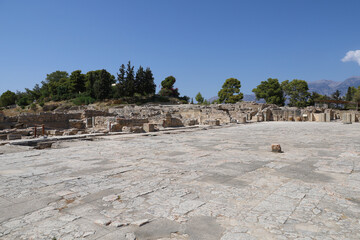 The Archaeological Site of Phaistos in Crete