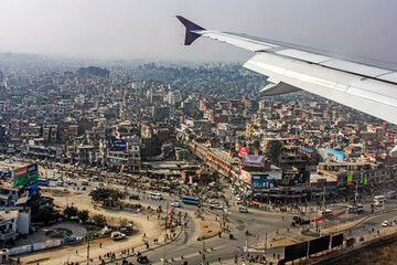 Landeanflug auf Kathmandu, Nepal