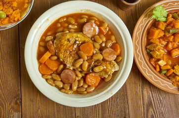 British pork cassoulet 