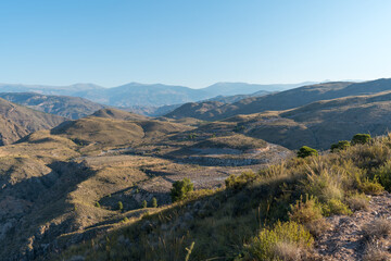 Fototapeta na wymiar Mountainous landscape in southern Spain