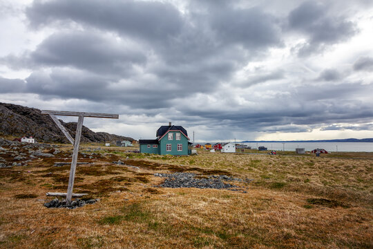 Abgelegene Siedlung Hamningberg  auf Varanger in Norwegen