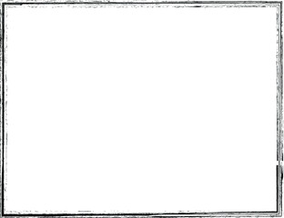 Set of Grunge Black and White Frames . textured rectangles for image