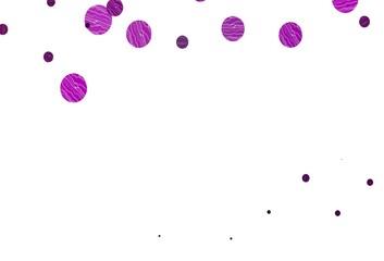 Light purple vector texture with disks.