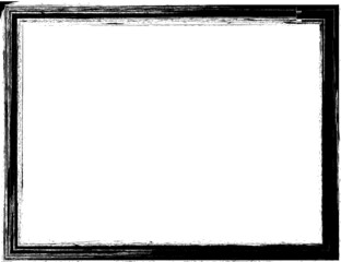 Set of Grunge Black and White Frames . textured rectangles for image