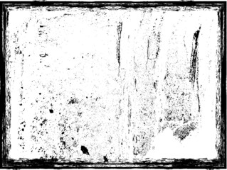 Set of Grunge Black and White Frames . textured rectangles for image