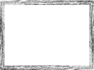 Set of Grunge Black and White Frames . textured rectangles for image