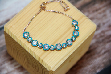 women's jewelry bracelet with natural stones