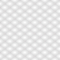 Elegant background light coloured. White pearl seamless pattern. Luxury wallpapers. Premium upholstery pearls. Modern royalty texture. Royal prints for wedding design, invite, gift wrappers. Vector