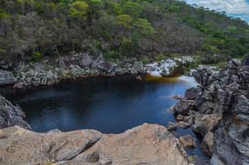 Beautiful region in the interior of Brazil close to the city of Diamantina in the state of Minas Gerais. This region has many rivers, waterfalls and mountains.