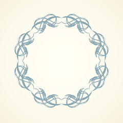 Vignette. Vector drawing