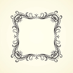 Vignette. Vector drawing