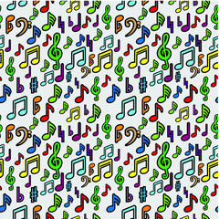 seamless pattern with design elements . Vector