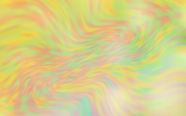 Light Green, Yellow vector blurred bright pattern.
