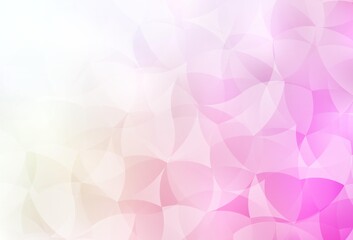 Light Pink, Yellow vector triangle mosaic template.