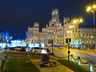 Naklejka premium Plaza de cibeles, Madrid, Spain