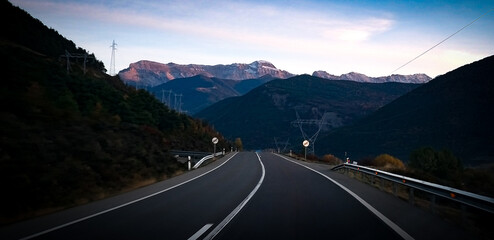 highway in mountains