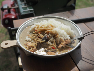 アウトドアカレー