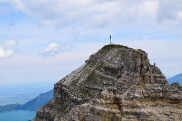 Summit cross in Garmisch Patenkirchen, Germany