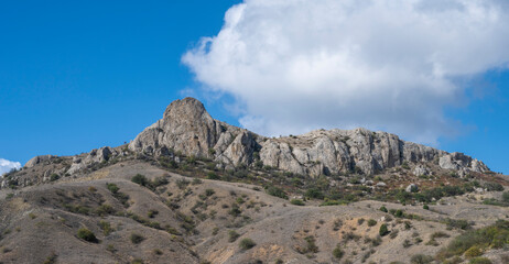 Karadag nature reserve in the Republic of Crimea, Russia. October 6, 2020