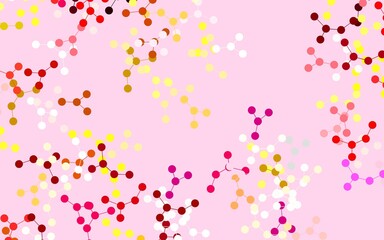 Light Multicolor vector backdrop with artificial intelligence data.