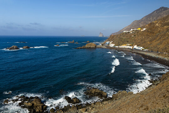 View of the Benijo beach