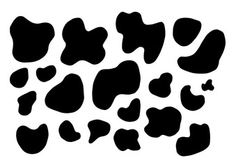 Abstract vector illustration cow pattern. Decoration for any design.