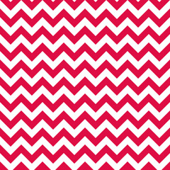 Seamless red and white zigzag pattern, vector illustration. Chevron zigzag pattern with red lines. Christmas background for scrapbook, print and web