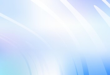 Light Pink, Blue vector texture with bent lines.