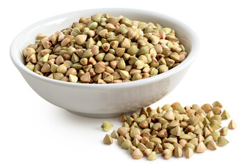 Raw green buckwheat