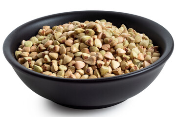 Raw green buckwheat