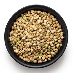Raw green buckwheat
