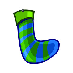 Vector illustration of assorted Christmas stockings