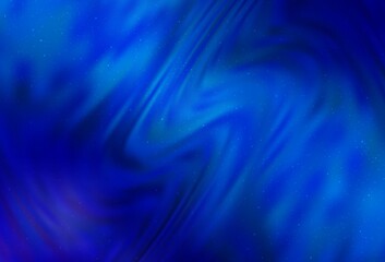 Light BLUE vector background with galaxy stars.