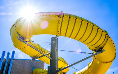 slide at a playground