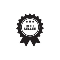 Best seller emblem label logo design template