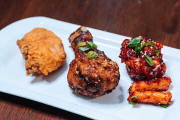 Korean Fried Chicken 3 ways