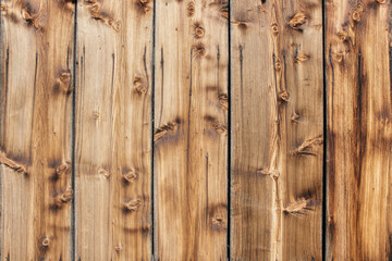 Naklejka premium Dark wood texture background surface with old natural pattern