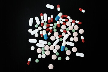 Pills, Medicine, Prescription drugs - Pattern Background