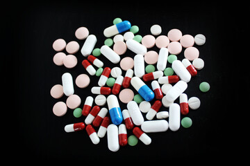 Pills, Medicine, Prescription drugs - Pattern Background