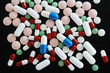 Pills, Medicine, Prescription drugs - Pattern Background