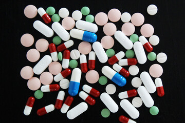 Pills, Medicine, Prescription drugs - Pattern Background