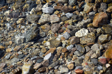 Clean water in a tatra mountains stream
