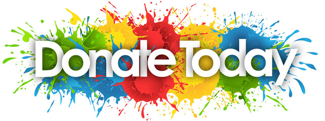 Donate Today in splash’s background