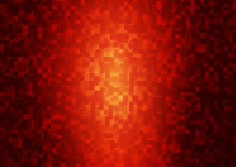 Light Red, Yellow vector background with rectangles.