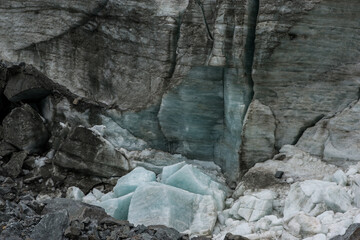 Akkem glacier with a view of the pearl of the Altai-Belukha