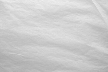 Naklejka premium White crumpled paper abstract background texture