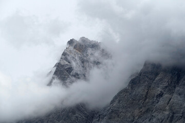 Weather change in the mountains Tyrol, Austria
