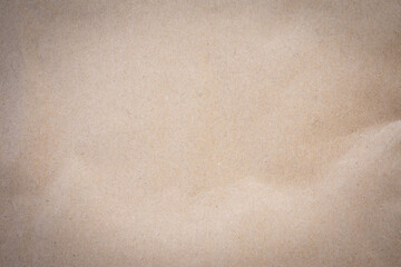 Background texture of craft brown paper with vignette