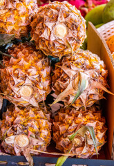 Pattaya district Chonburi Thailand Asia, pineapple for sell 