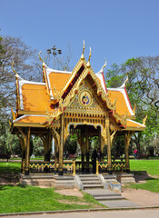 Naklejka premium Sala Thai Pagoda, Belem, Lisbon, Portugal